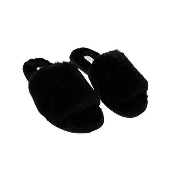 London Fog Black Slippers - Picture 1 of 7